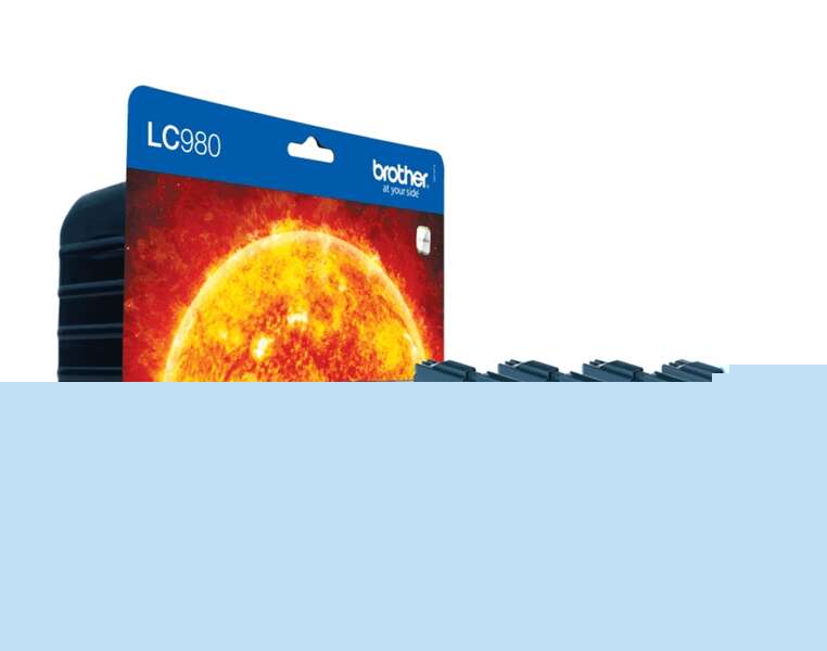 Brother LC980 Pack de 4 Cartuchos de Tinta Originales - LC980VALBP