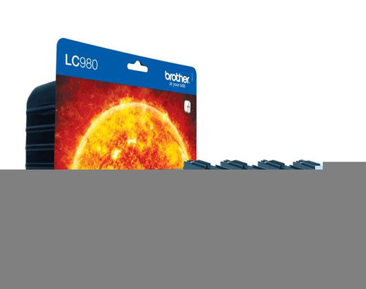 Brother LC980 Pack de 4 Cartuchos de Tinta Originales - LC980VALBP