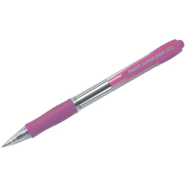 Pilot SuperGrip Boligrafo de Bola Retractil - Punta 1.0mm - Trazo 0.27mm - Tinta de Aceite - Grip Er