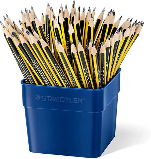 Staedtler Noris 183 Expositor de 72 Lapices de Grafito - Mina HB - Resistencia a la Rotura