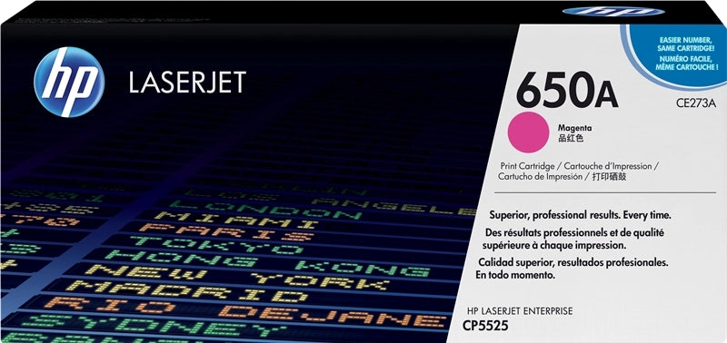 HP CE273A Magenta Cartucho de Toner Original - 650A