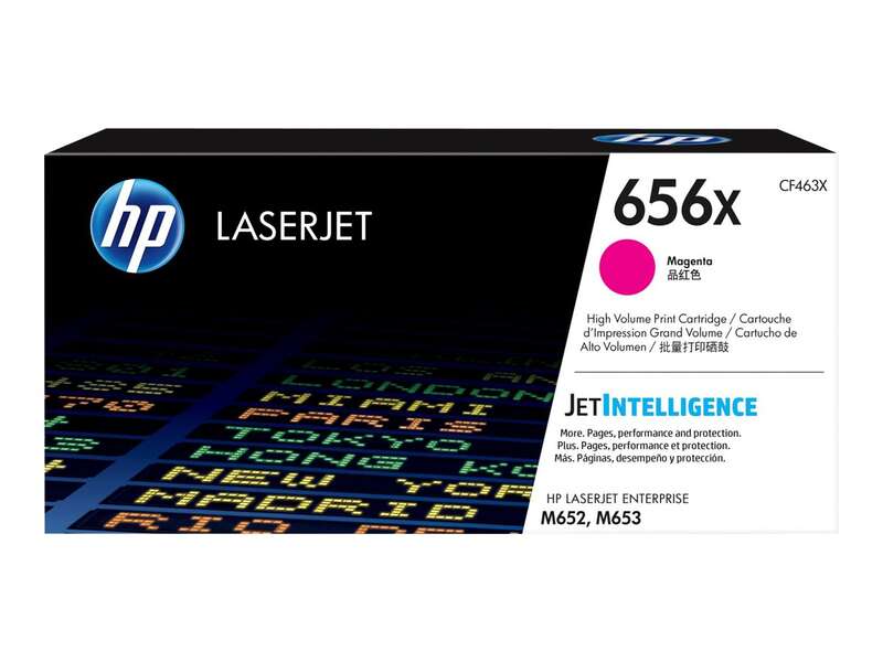 HP CF463X Magenta Cartucho de Toner Original - 656X