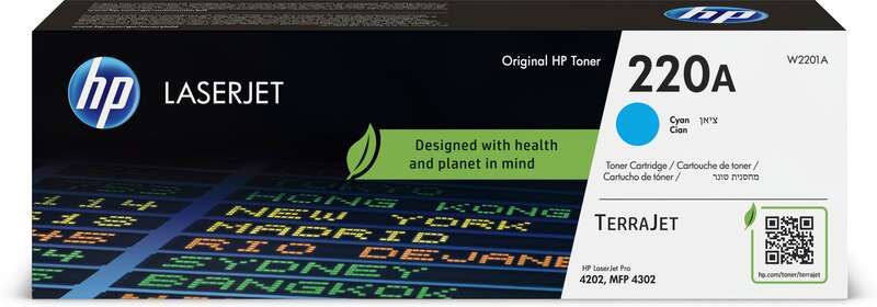 HP W2201A Cyan Cartucho de Toner Original - 220A