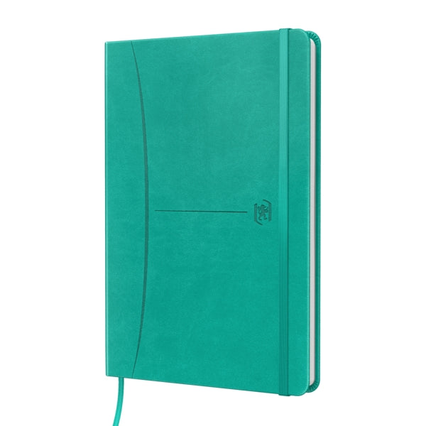Oxford Signature Cuaderno Cosido Tapa Extradura A5 Dots 5x5 104 Hojas - Cuaderno de Alta Calidad - Tapa Resistente - Formato A5 - Paginas con Puntos 5x5 - 104 Hojas - Color Ice Mint - Cantidad: 5