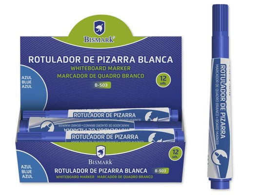 Bismark Rotulador Pizarra Tinta a Base de Alcohol - Punta Media de Fibra Acrilica - Punta Redonda -