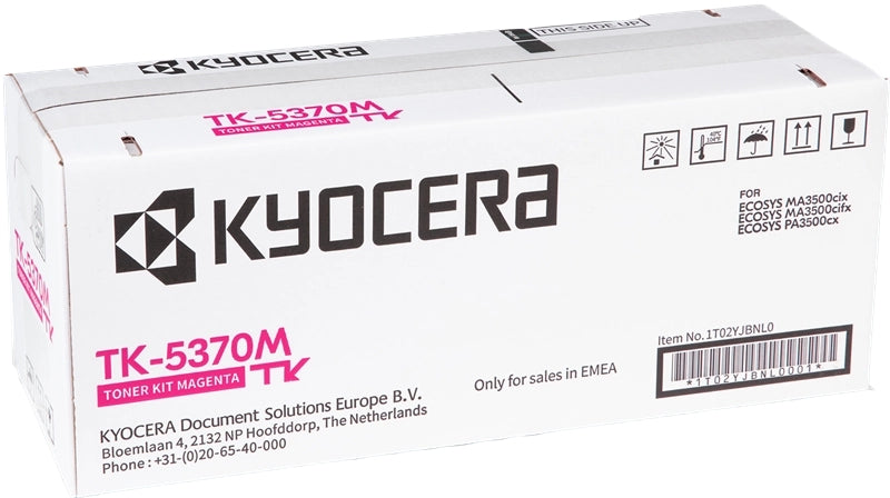 Kyocera TK5370 Magenta Cartucho de Toner Original - 1T02YJBNL0/TK5370M