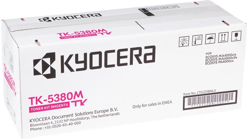 Kyocera TK5380 Magenta Cartucho de Toner Original - 1T02Z0BNL0/TK5380M
