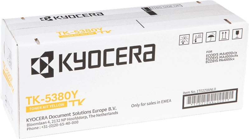 Kyocera TK5380 Amarillo Cartucho de Toner Original - 1T02Z0ANL0/TK5380Y