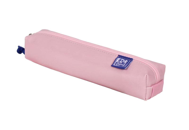 Oxford Kangoo & You Estuche Cuadrado Pequeño - Fabricados en Napa - Goma Elastica para unirlo al Cuaderno - Color Rosa - Cantidad: 5