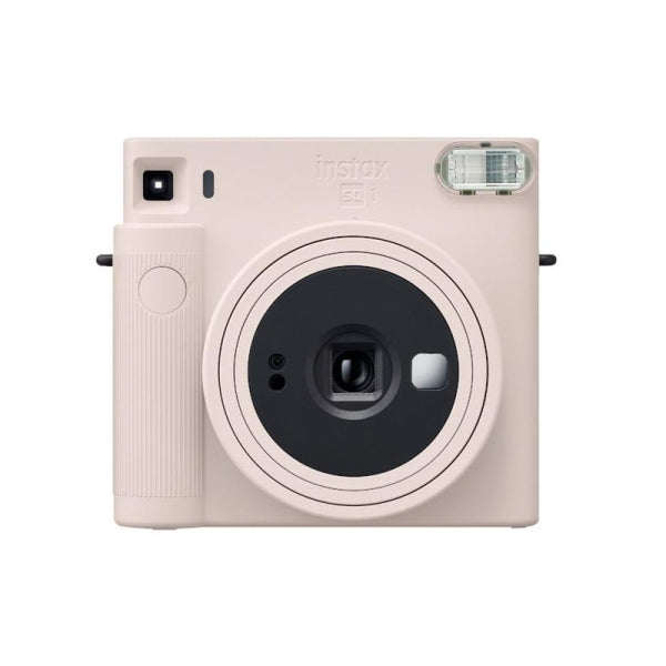 Fujifilm Instax Square SQ1 Camara Instantanea - Tamaño de Imagen 62×62mm - Exposicion Automatica - Color Blanco Tiza
