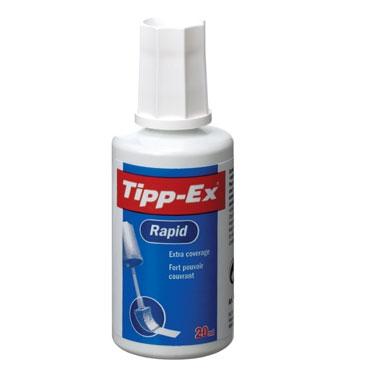 TIPP-EX CORRECTOR LÍQUIDO RAPID BOTE 20ML CAJA 10 UD