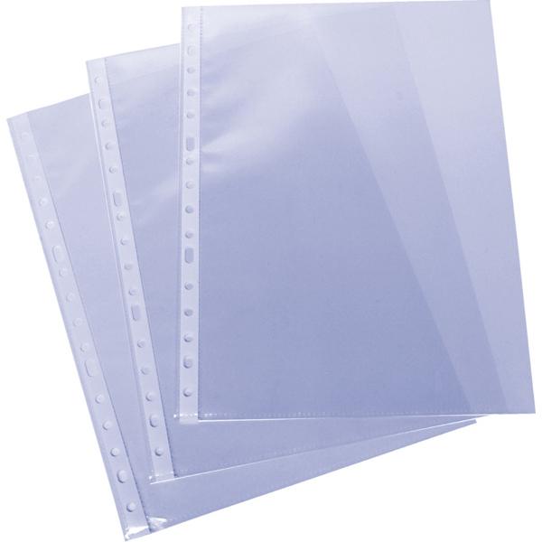 GRAFOPLAS FUNDAS MULTITALADRO 16 PP TRANSPARENTES 80 MICRAS GALGA EXTRA LISO FOLIO PAQUETE -100U-