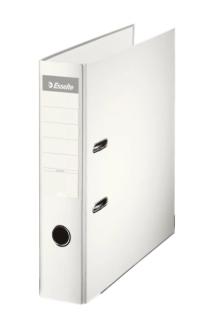 ESSELTE ARCHIVADOR PALANCA A4 LOMO ANCHO PP INTERIOR FORRADO EN PAPEL RADO CANTONERAS BLANCO