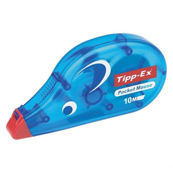 TIPP-EX CINTA CORRECTORA POCKET MOUSE 4,2MMX10M CAJA 10 UD