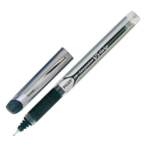 PILOT ROLLER TINTA LÍQUIDA V-5 GRIP HI-TECPOINT NEGRO