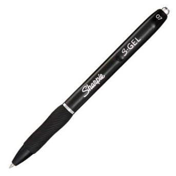 SHARPIE BOLÍGRAFO S-GEL PUNTA MEDIA 0.7MM NEGRO