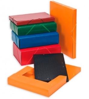 CARCHIVO CARPETA DE PROYECTOS 5CM MONTADA CARTÓN COMPACTO PINTADO BRILLO CON GOMAS FOLIO AZUL