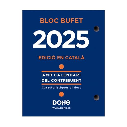 DOHE BLOQUE BUFETE ANUAL CATALÁN 2025