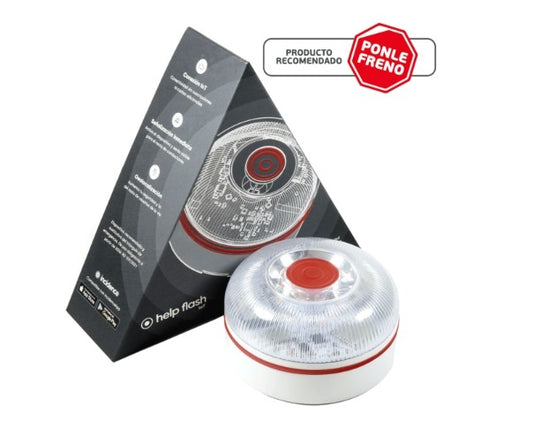 Help Flash IoT V16 conectada DGT | Baliza emergencia IP54