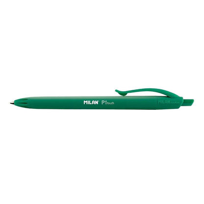 Milan P1 Touch Boligrafo de Bola Retractil - Punta Redonda 1mm - Tinta de Aceite - Escritura Suave -