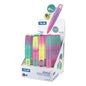 Milan Compact Sunset Expositor de 20 Portaminas - Mina 0.7mm 2B Grafito - Goma Milan Extra Grande -