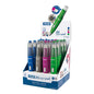 Milan Compact Expositor de 20 Portaminas - Mina 0.7mm 2B Grafito - Pulsador Mecanico - Goma Milan Ex