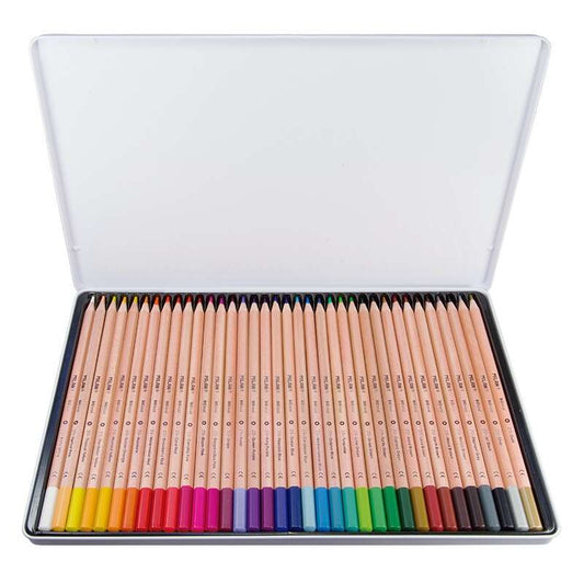 Milan Pack de 36 Lapices Hexagonales de Colores - Mina gruesa 3.5mm - Trazo Uniforme - Resistente a