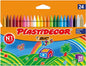 Bic Kids Plastidecor Caja de 24 Lapices de Cera - Extraresistentes - Facil de Sacar Punta - No Manch