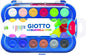Giotto Pack de 24 Acuarelas Mini 23mm. - Colores Luminosos - Evita la Dispersion del Agua
