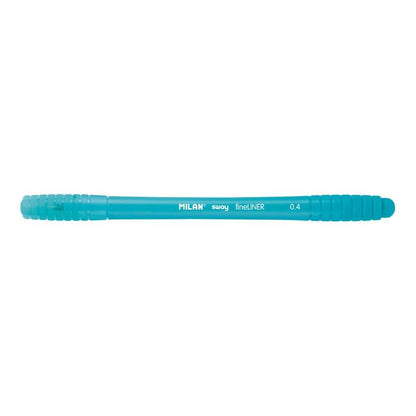 Milan Sway Fineliner Rotulador - Punta Fina 0.4mm - Ergonomico - Tinta al Agua - Color Azul