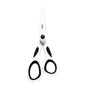 Milan Tijeras Oficina con Cuchilla de Acero Inoxidable - Mango de Plastico Blanco Ergonomico - Longitud 20,5cm - Color Blanco