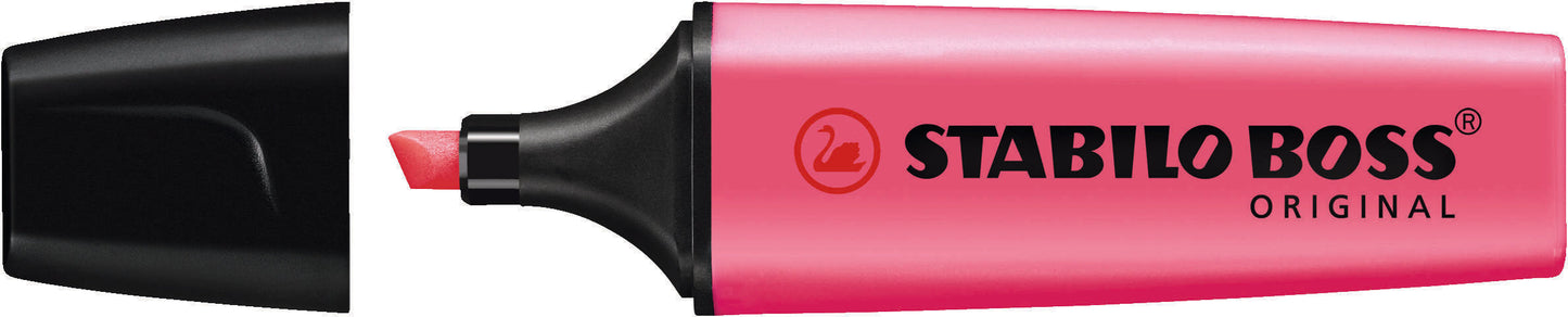 Stabilo Boss 70 Rotulador Marcador Fluorescente - Trazo entre 2 y 5mm - Recargable - Tinta con Base