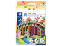 Staedtler Noris Colour 185 Pack de 36 Lapices Hexagonales de Colores - Fabricados en Wopex - Muy Res