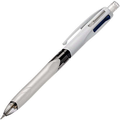 Bic 4 Colours 3+1 Boligrafo y Portaminas Retractil - Punta Media de 1mm - Mina HB 0.7mm - Cuerpo Anc