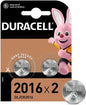 Duracell Pack de 2 Pilas Litio de Boton DL2016 3V - Tecnologia Baby Secure