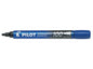 Pilot Rotulador Permanente 100 - Punta Fina de Bala 4,5mm - Trazo 1mm - Color Azul
