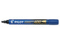 Pilot Rotulador Permanente 400 - Punta Biselada 4,5mm - Trazo 4mm - Color Azul