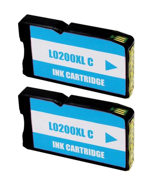 Lexmark 200XL Cyan Pack 2 Cartuchos de Tinta Genericos