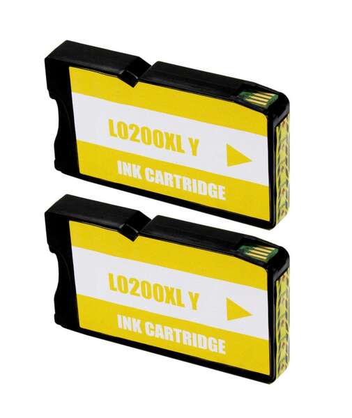 Lexmark 200XL Amarillo Pack 2 Cartuchos de Tinta Genericos