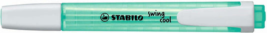 Stabilo Swing Cool Marcador Fluorescente - Cuerpo Plano - Punta Biselada - Trazo entre 1 y 4mm - Tin