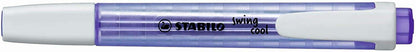 Stabilo Swing Cool Marcador Fluorescente - Cuerpo Plano - Punta Biselada - Trazo entre 1 y 4mm - Tin