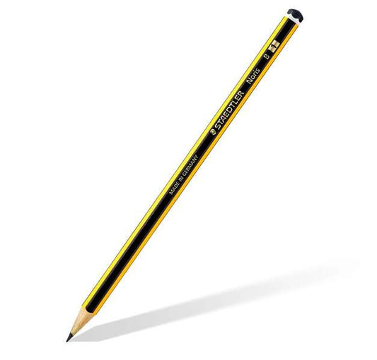 Staedtler Noris 120-1 Lapiz de Grafito Hexagonal - Mina B - Resistencia a la Rotura - Madera de Bosq