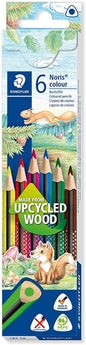 Staedtler Noris Colour 187 Pack de 6 Lapices Triangulares de Colores - Resistencia a la Rotura - Col