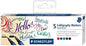 Staedtler 3002 Pack de 5 Rotuladores de Doble Punta para Caligrafia - Tinta Base de Agua - Colores S