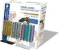 Staedtler Metallic Pen Expositor de 100 Marcadores - Trazo 1.2mm - Tinta Base de Agua - Colores Surt