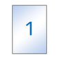Apli Etiquetas Permanentes Transparentes 210 x 297 mm - 10 Hojas