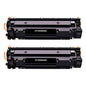 Canon 728/725/712/713/726 Negro Pack de 2 Cartuchos de Toner Genericos