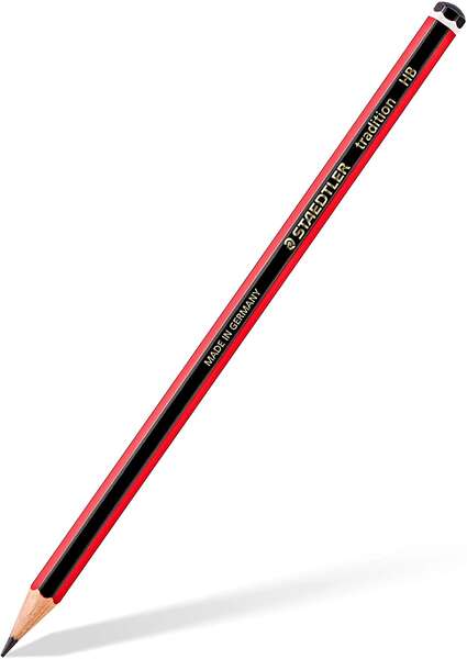 Staedtler Tradition 110 Lapiz de Grafito Hexagonal - Mina HB - Resistencia a la Rotura - Madera Bosq