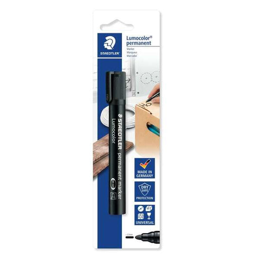 Staedtler Lumocolor 352 Rotulador Permanente de Punta Redonda - Trazo de 2mm - Secado Rapido - Recar