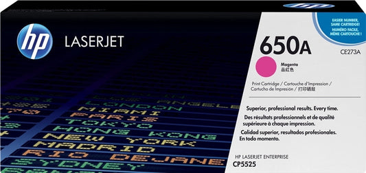 HP CE273A Magenta Cartucho de Toner Original - 650A